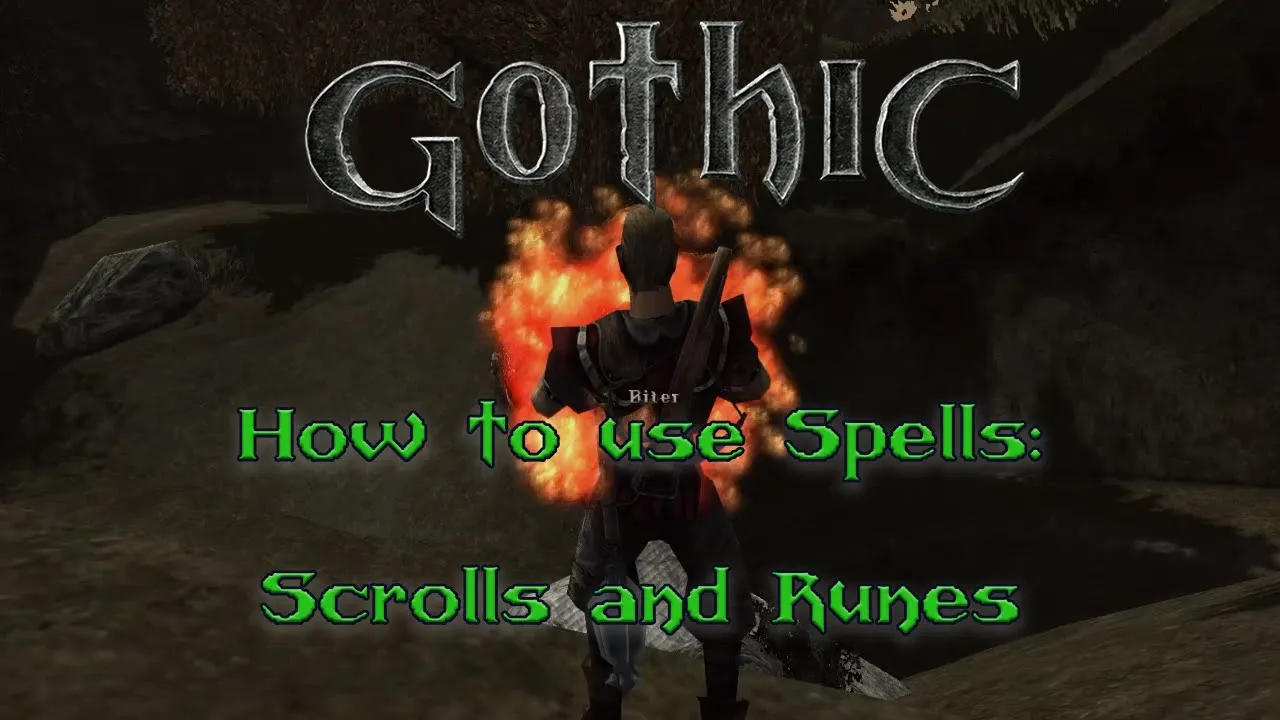 Gothic 1 : Comment utiliser les parchemins et les runes - Tutoriels Gothic